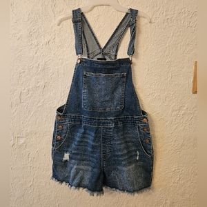 Denim Short Overalls